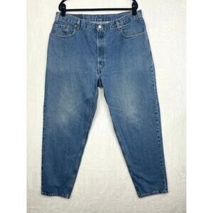 Vintage Levis 560 Jeans Mens 40x32 Blue Loose Fit Tapered Leg Red Tab Mexico 02‎